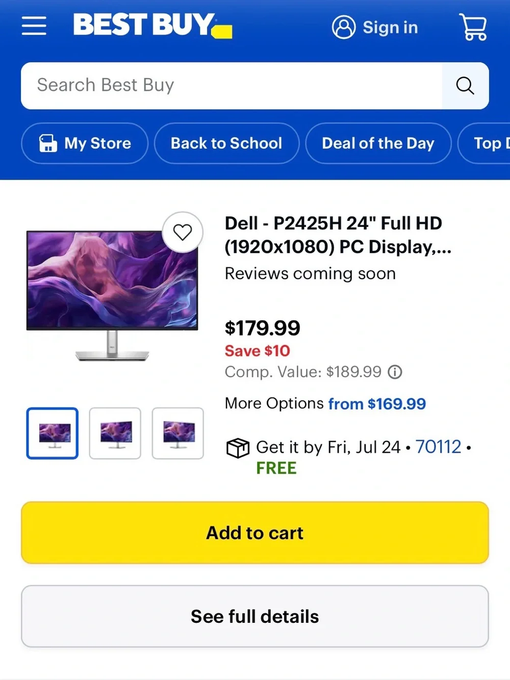 Dell P2425H 24